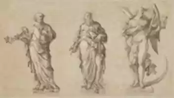 Free download Sculpture Designs for Saint Peter, Saint Paul, and the Angel of Death free photo or picture to be edited with GIMP online image editor
