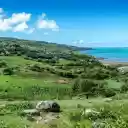 Sea and green meadows  screen for extension Chrome web store in OffiDocs Chromium