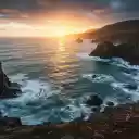Sea and waves  screen for extension Chrome web store in OffiDocs Chromium