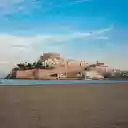 Sea, Beach and Peniscola Castle, Spain  screen for extension Chrome web store in OffiDocs Chromium