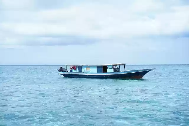Libreng download Sea Boat Landscape - libreng larawan o larawan na ie-edit gamit ang GIMP online na editor ng imahe