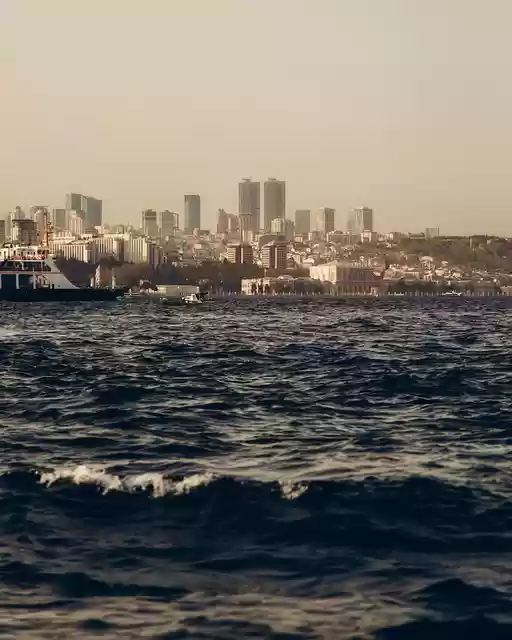 Free download sea buildings waves ocean sea view free picture to be edited with GIMP free online image editor