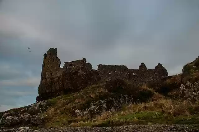 Free download Sea Dunure Scotland -  free free photo or picture to be edited with GIMP online image editor