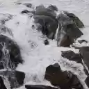 Sea foam and rocks  screen for extension Chrome web store in OffiDocs Chromium