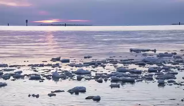 Free download sea ice sunset clouds skull free picture to be edited with GIMP free online image editor