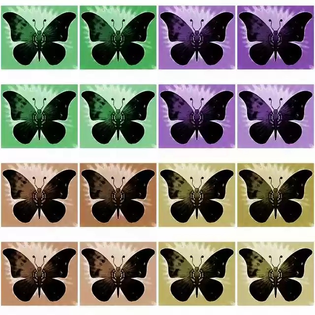 Free download Seamless Wallpaper Butterfly -  free illustration to be edited with GIMP free online image editor