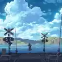 Seaside Railway Crossing  screen for extension Chrome web store in OffiDocs Chromium