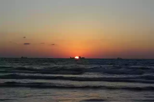 Bezpłatne pobieranie wideo Sea Sunset Beach do edycji za pomocą internetowego edytora wideo OpenShot
