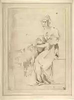 Free download Seated Figure with Cloak and Turban free photo or picture to be edited with GIMP online image editor