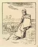 Free download Seated Shepherdess free photo or picture to be edited with GIMP online image editor