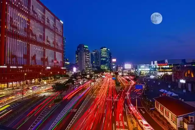 Free download Seoul South Korea Night View -  free photo or picture to be edited with GIMP online image editor