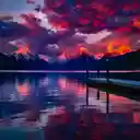 Serene Mountain Sunset  screen for extension Chrome web store in OffiDocs Chromium