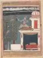 Free download Setmalar Ragini:  Folio from a Ragamala Series (Garland of Musical Modes) free photo or picture to be edited with GIMP online image editor
