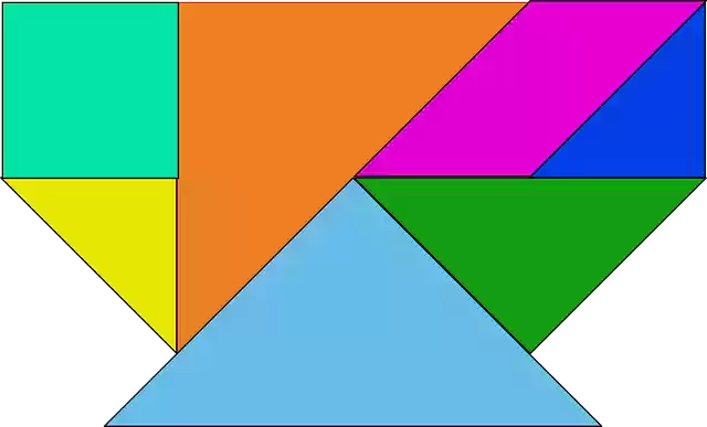 Free download Shapes Colored Tangram - Free vector graphic on Pixabay free illustration to be edited with GIMP free online image editor