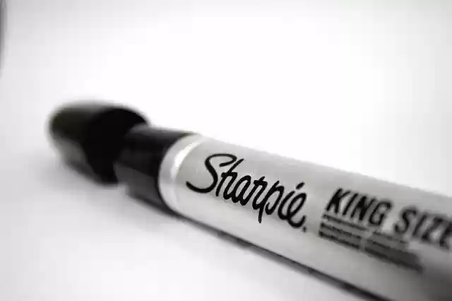 Free download Sharpie Pen Marker Permanent -  free photo or picture to be edited with GIMP online image editor