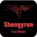 Tela Shengyren Fast Notes para extensão da loja virtual do Chrome no OffiDocs Chromium