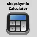 shepskymix Calculator  screen for extension Chrome web store in OffiDocs Chromium