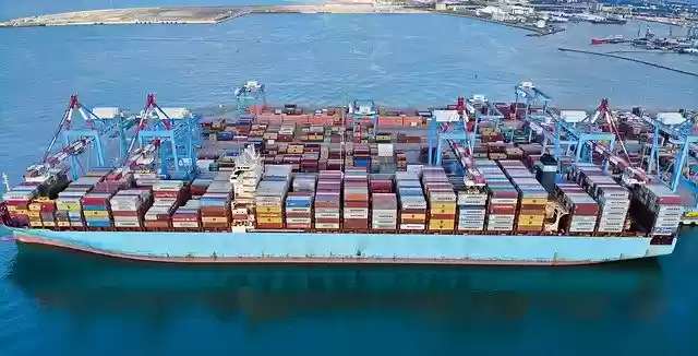 Free download Ship Container Port -  free photo or picture to be edited with GIMP online image editor