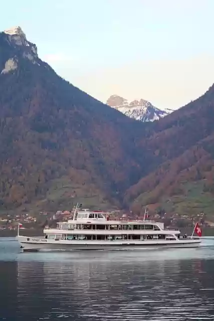 Free download ship mountains lake thun free picture to be edited with GIMP free online image editor