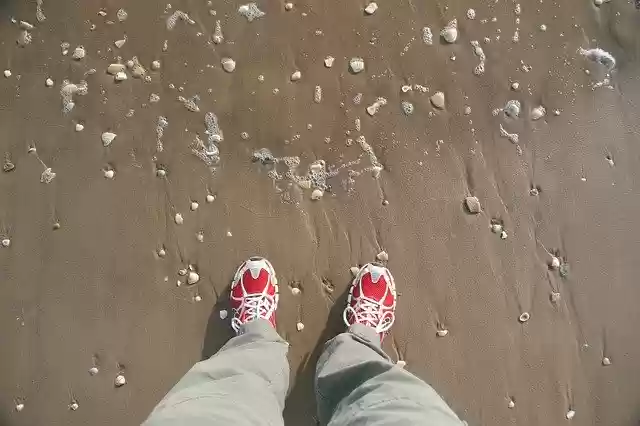 Free download Shoes Beach Sand -  free photo or picture to be edited with GIMP online image editor
