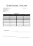 Free download Shop Invoice DOC, XLS or PPT template free to be edited with LibreOffice online or OpenOffice Desktop online