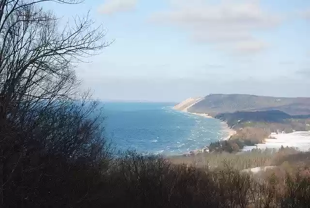 Free download Shore Beach Dune Lake -  free photo or picture to be edited with GIMP online image editor