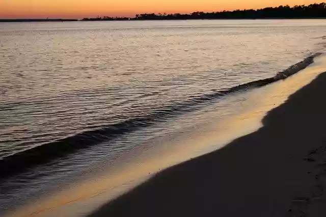 Free download shoreline sunset st augustine free picture to be edited with GIMP free online image editor
