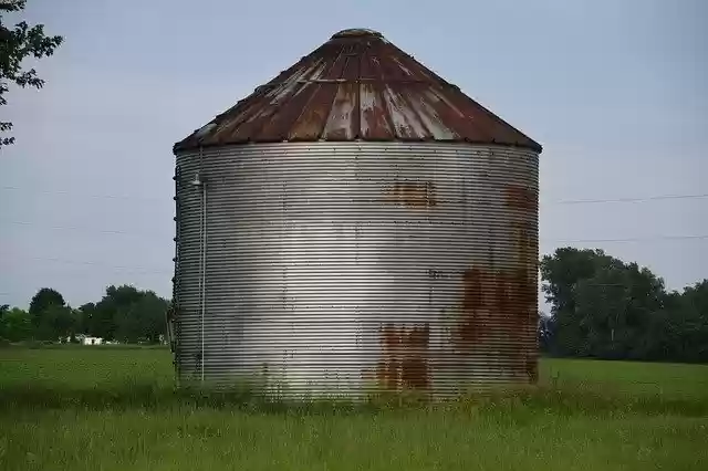 Free download Silo Corn Crib -  free photo or picture to be edited with GIMP online image editor