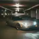 Silver Car Parked with Lights On  screen for extension Chrome web store in OffiDocs Chromium