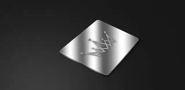 Free download Silver Icon Metal Logo -  free illustration to be edited with GIMP free online image editor