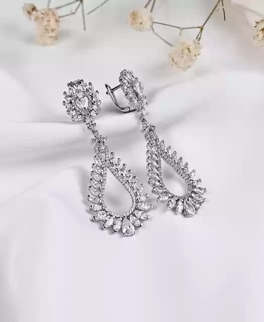 Free download Silver Jewelry Earring -  free photo or picture to be edited with GIMP online image editor