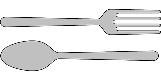 Free download Silverware Spoon Fork - Free vector graphic on Pixabay free illustration to be edited with GIMP free online image editor