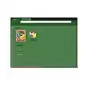 Simple Green Black Theme  screen for extension Chrome web store in OffiDocs Chromium