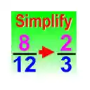 Simplify Fractions Calculator  screen for extension Chrome web store in OffiDocs Chromium