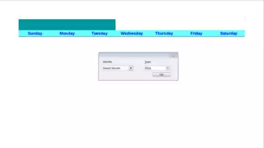 Sjabloon Microsoft Single Page Calendar voor OffiDocs