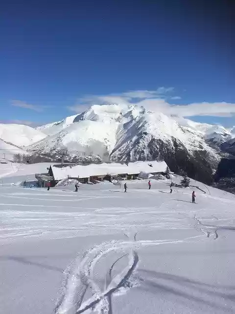 Free download Ski Resort Mountains -  free photo or picture to be edited with GIMP online image editor
