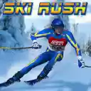 Ski Rush Game Game  screen for extension Chrome web store in OffiDocs Chromium