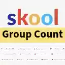 Skool Group Count  screen for extension Chrome web store in OffiDocs Chromium