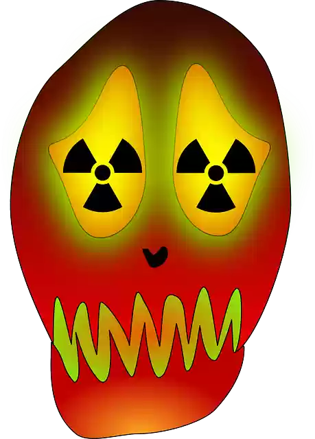 Free download Skull Atom Energy - Free vector graphic on Pixabay free illustration to be edited with GIMP free online image editor