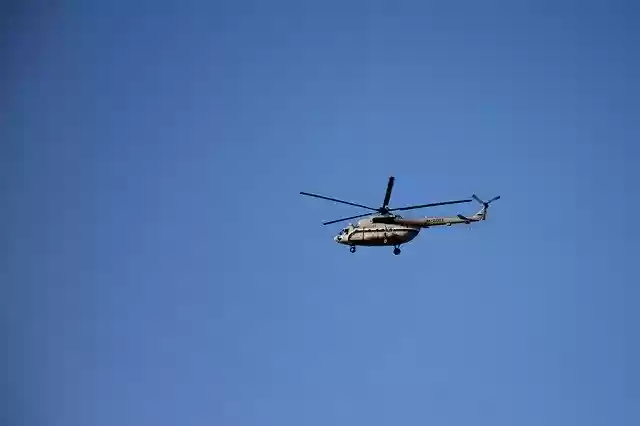 Free download Sky Blue Helicopter free photo template to be edited with GIMP online image editor