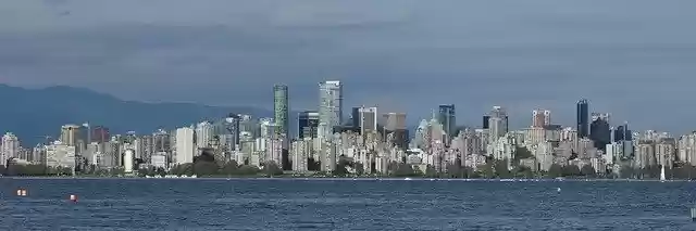 Free download Skyline City Coastal -  free photo or picture to be edited with GIMP online image editor