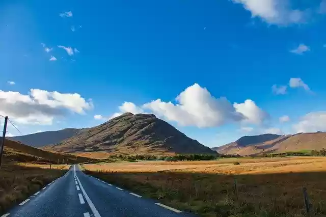 Free download Sky Road Ireland -  free photo or picture to be edited with GIMP online image editor