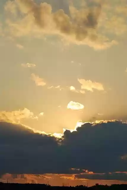 Free download Sky Sunset Clouds -  free free photo or picture to be edited with GIMP online image editor