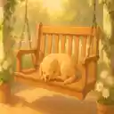 Sleepy Pup Porch  screen for extension Chrome web store in OffiDocs Chromium