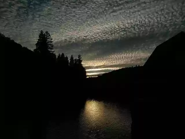 Free download Slovakia Lake In The Evening -  free photo or picture to be edited with GIMP online image editor