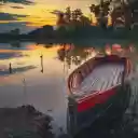 Small boat on the lake  screen for extension Chrome web store in OffiDocs Chromium