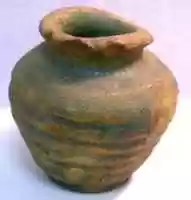 Free download Small pot with remnants of green glaze free photo or picture to be edited with GIMP online image editor