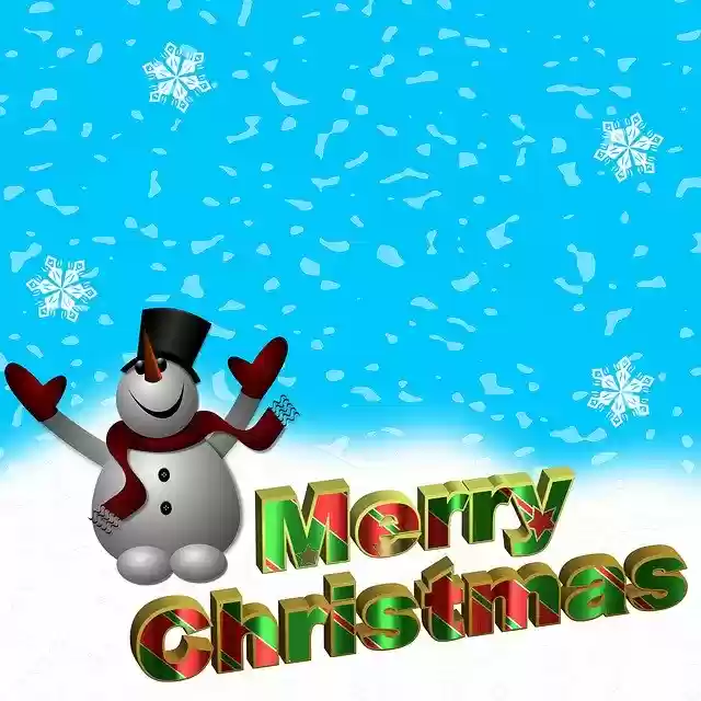 Free download Snowman Christmas Snow -  free illustration to be edited with GIMP free online image editor
