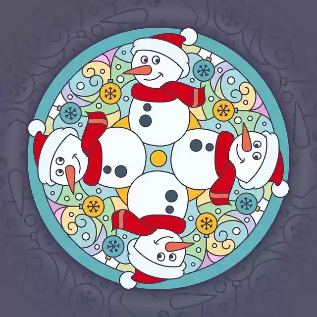 Free download Snowman Decoration -  free illustration to be edited with GIMP free online image editor