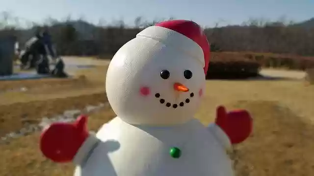 Free download Snowman Winter White -  free photo or picture to be edited with GIMP online image editor